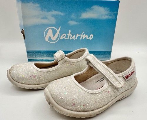 Naturino girls sparkly white - naturino,