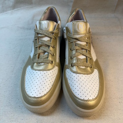 Naturino sneakers gold white - naturino,