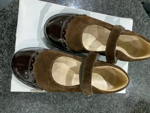 Girls naturino brown - girls, patent