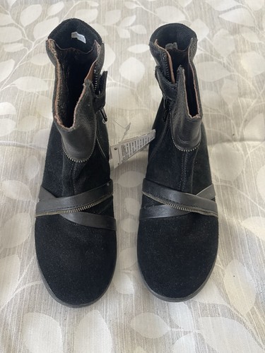 Naturino black girls suede - black,