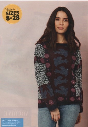 Flyaway colourwork sweater - colourwork,